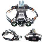 كشافات المصباح الشعلة القابلة لإعادة الشحن رئيس T6 الخفيفة 18650 ذات Usb مشرق 50000lm 250000lm الولايات المتحدة الأمريكية